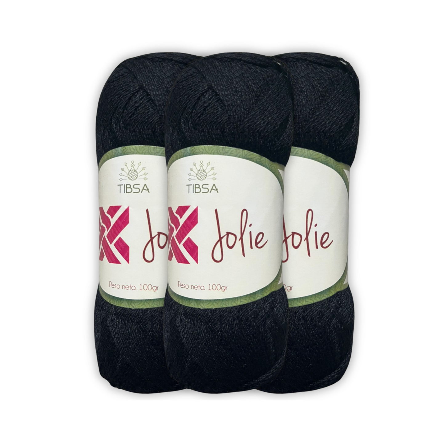 Paquete de 3 madejas de 100 gramos Jolie