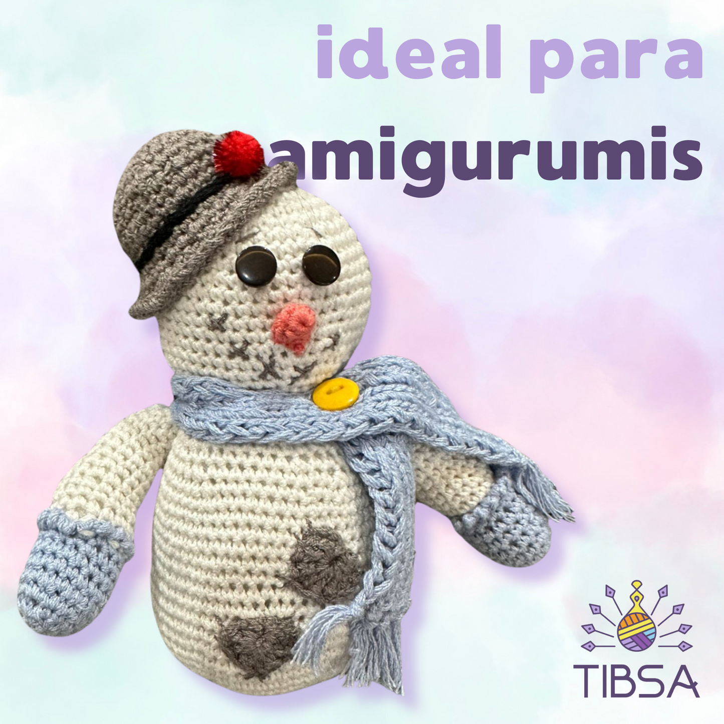 Paquete de 5 madejas de 100 gramos Bebito