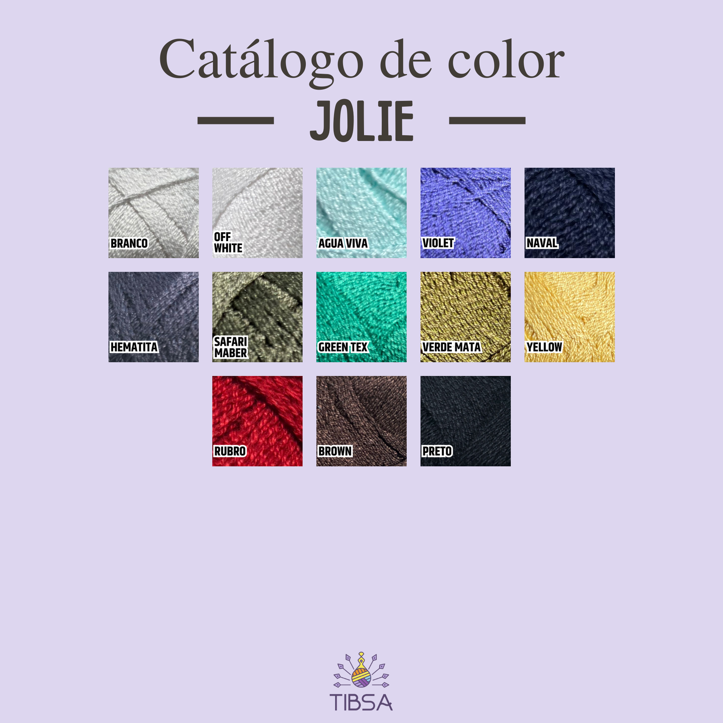 Paquete de 5 madejas de 100 gramos Jolie