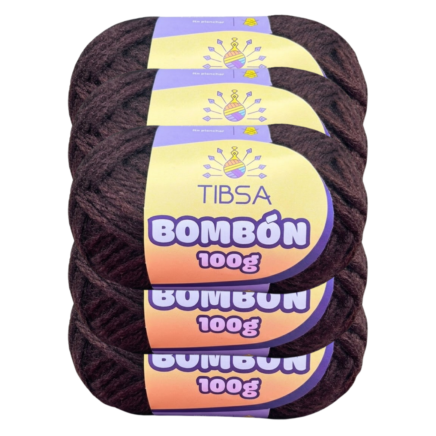 Paquete de 5 madejas de 100 gramos Bombón