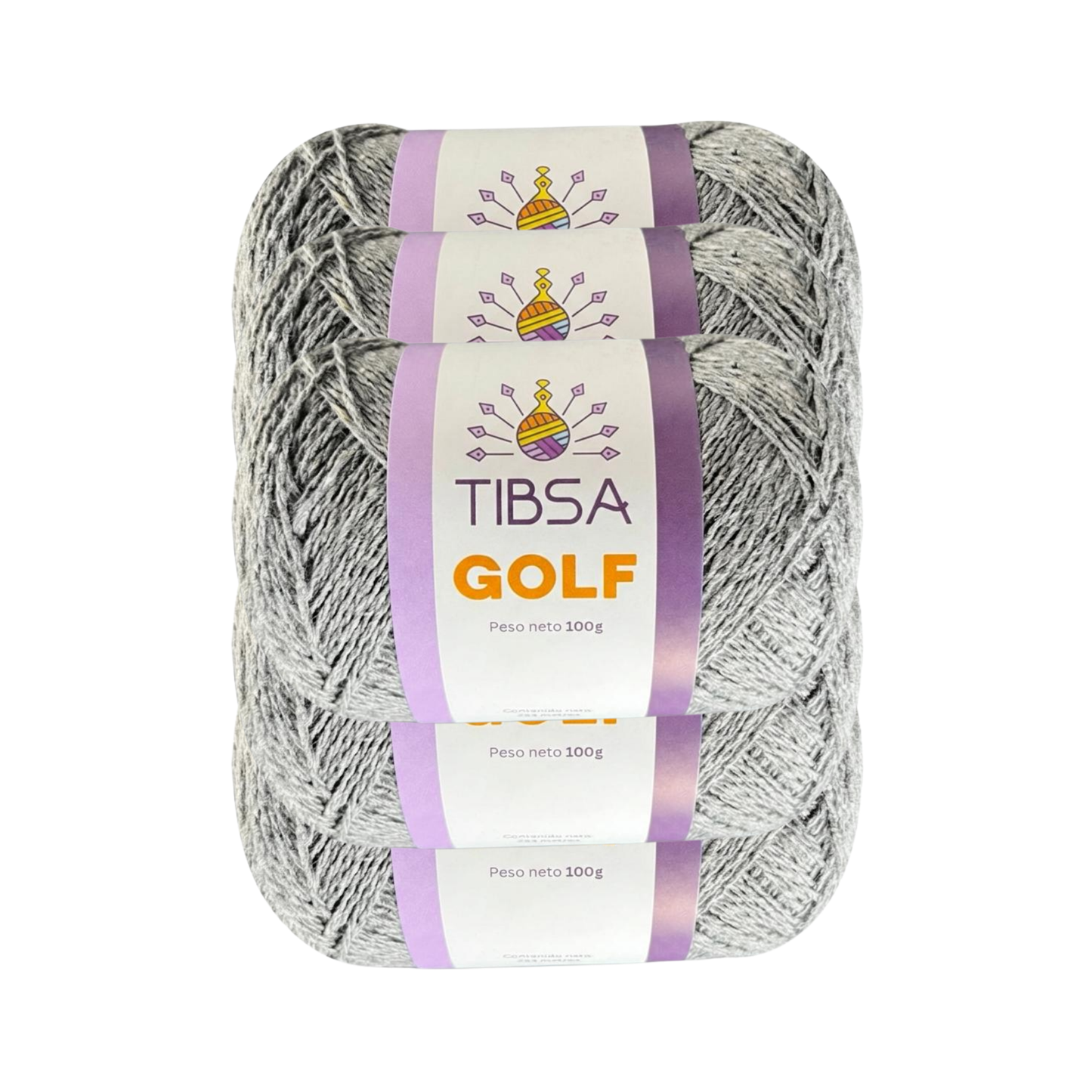 Paquete de 5 madejas de 100 gramos Golf