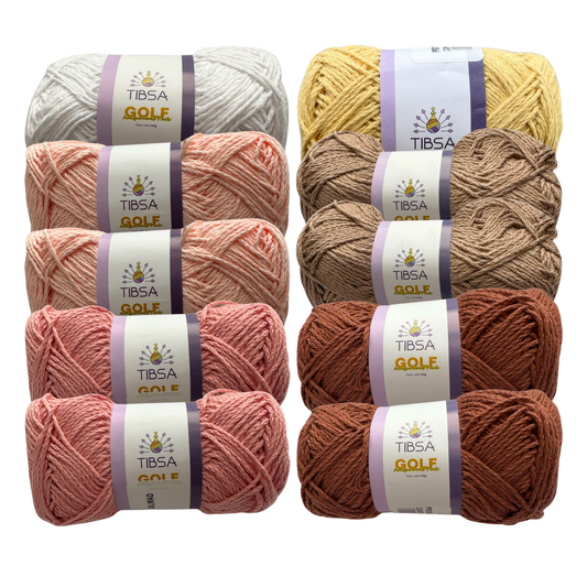 Paquete Amigurumi: Colores Piel