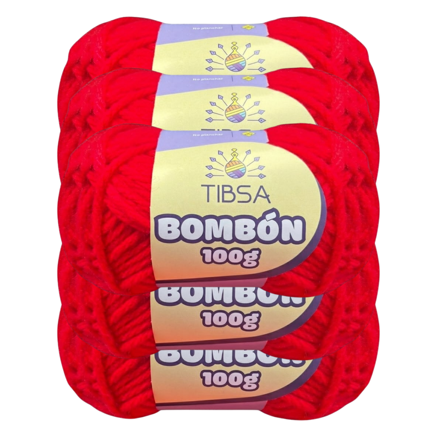 Paquete de 5 madejas de 100 gramos Bombón