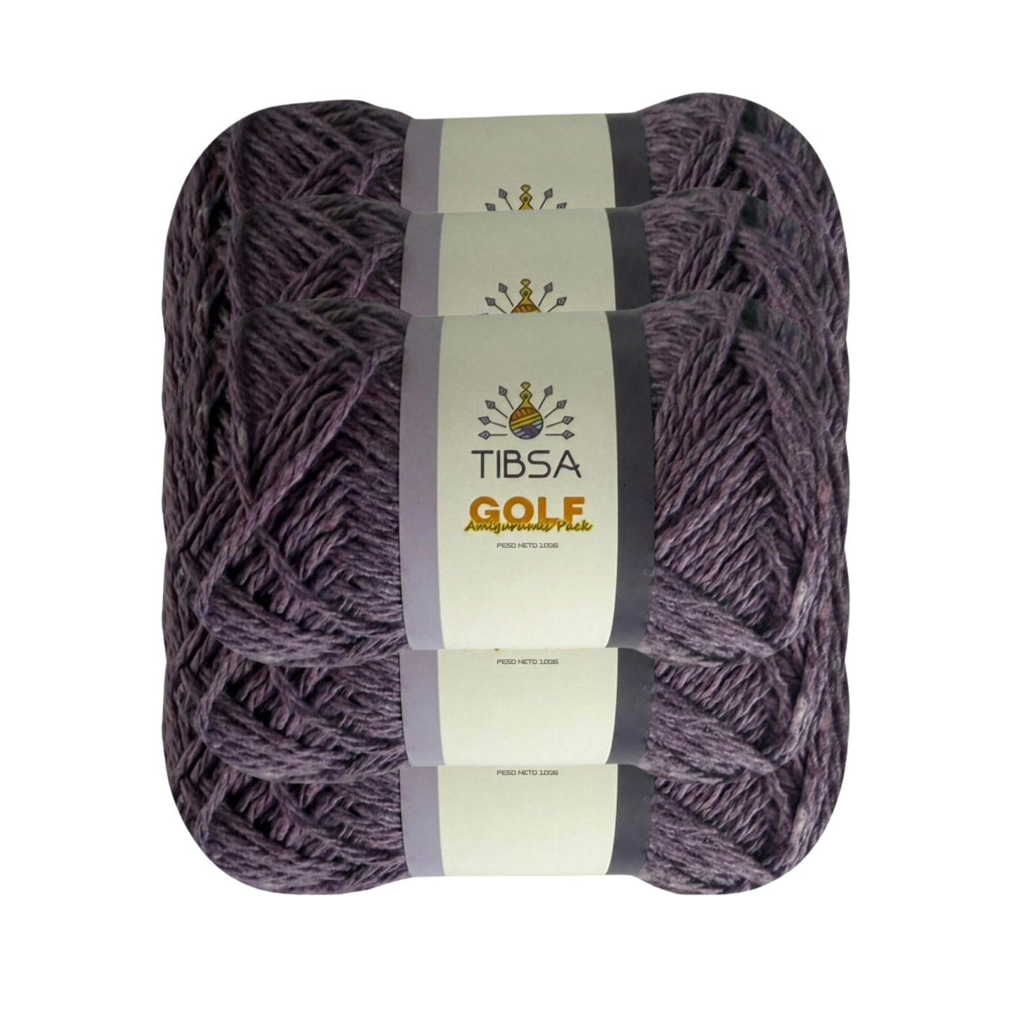 Paquete de 5 madejas de 100 gramos Golf